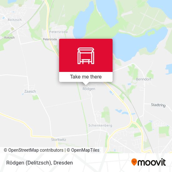 Карта Rödgen (Delitzsch)
