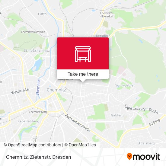 Карта Chemnitz, Zietenstr