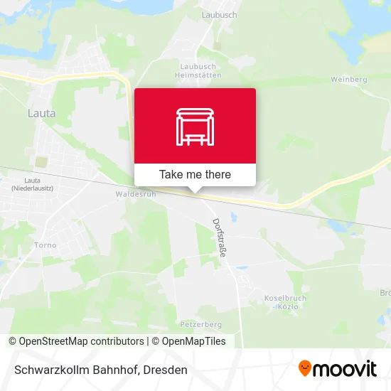 Карта Schwarzkollm Bahnhof