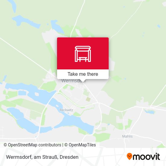 Карта Wermsdorf, am Strauß