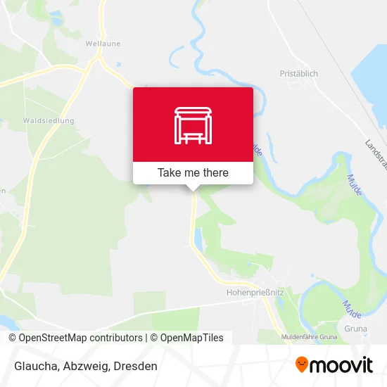 Карта Glaucha, Abzweig