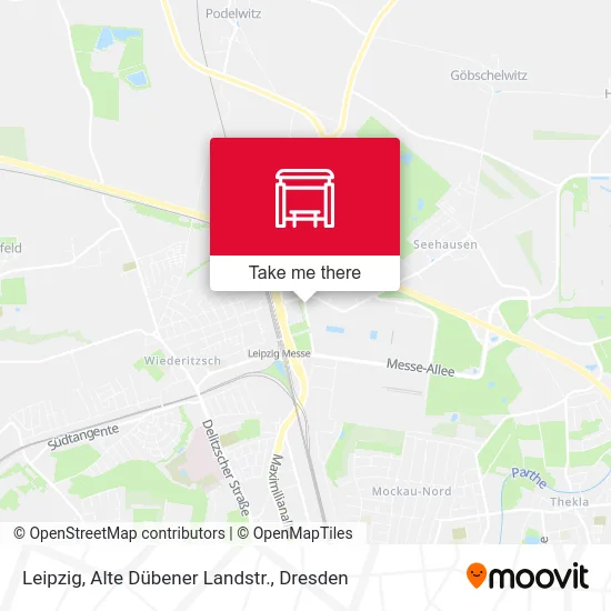 Карта Leipzig, Alte Dübener Landstr.