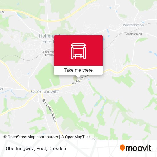 Карта Oberlungwitz, Post