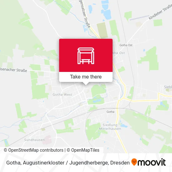 Карта Gotha, Augustinerkloster / Jugendherberge