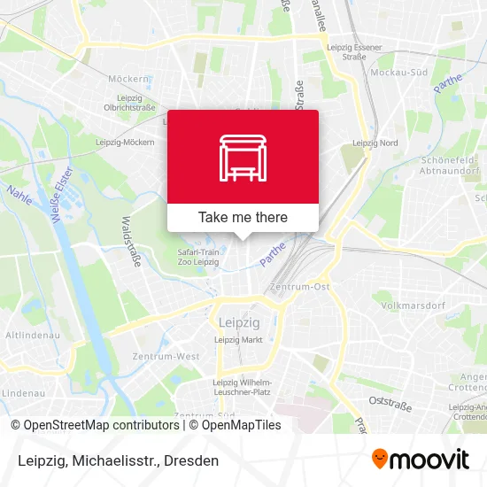Leipzig, Michaelisstr. map
