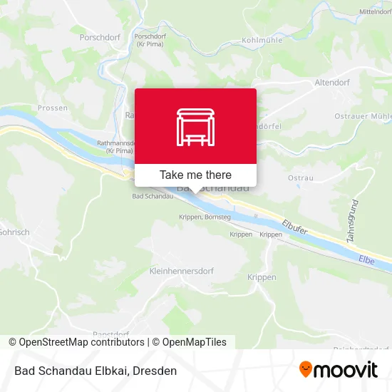 Карта Bad Schandau Elbkai