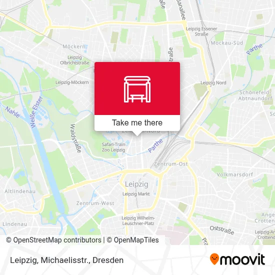 Leipzig, Michaelisstr. map