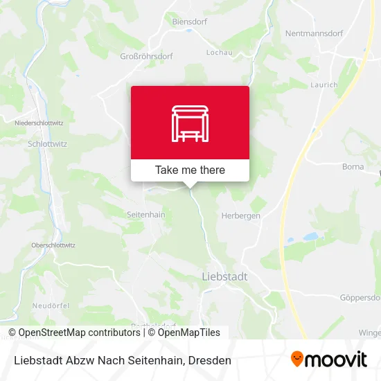 Карта Liebstadt Abzw Nach Seitenhain
