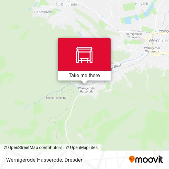 Карта Wernigerode-Hasserode