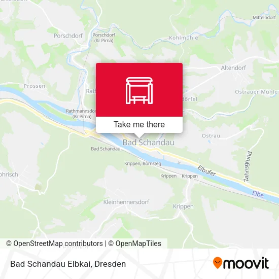 Карта Bad Schandau Elbkai