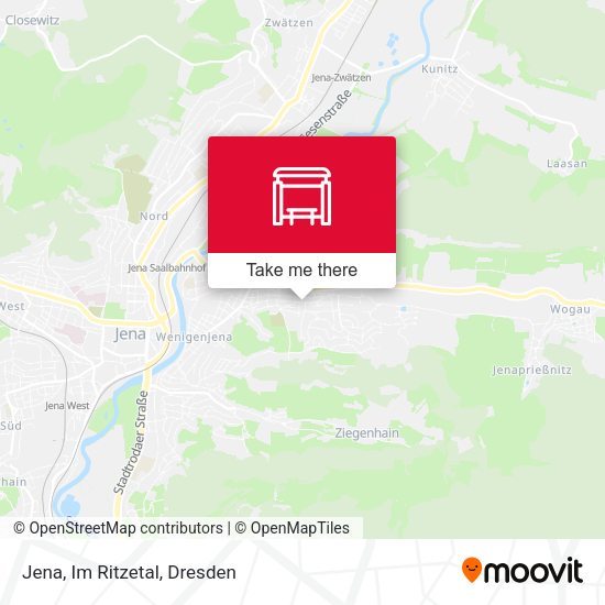 Карта Jena, Im Ritzetal