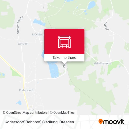 Карта Kodersdorf-Bahnhof, Siedlung