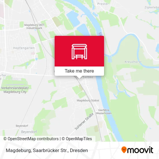 Карта Magdeburg, Saarbrücker Str.