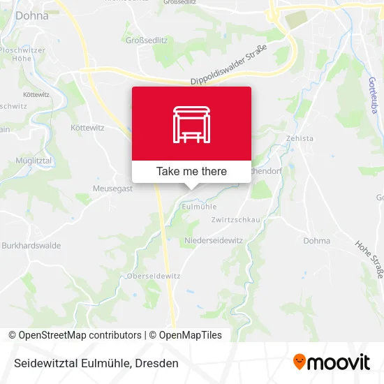 Карта Seidewitztal Eulmühle