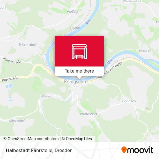 Карта Halbestadt Fährstelle