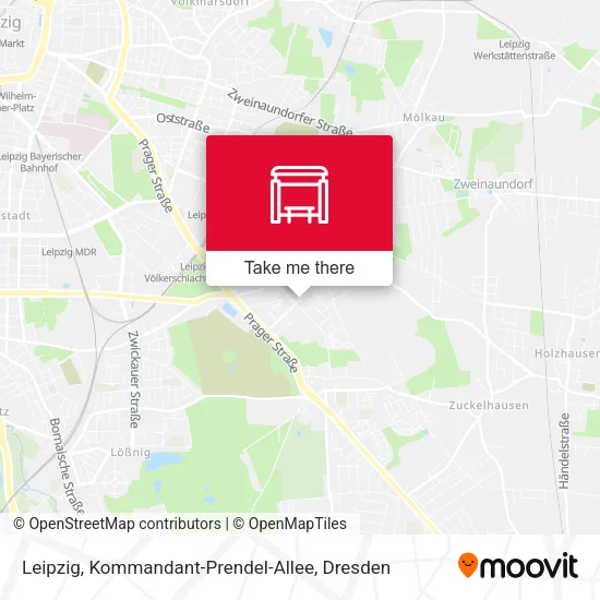 Карта Leipzig, Kommandant-Prendel-Allee