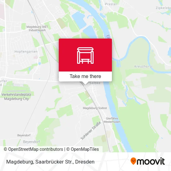 Карта Magdeburg, Saarbrücker Str.