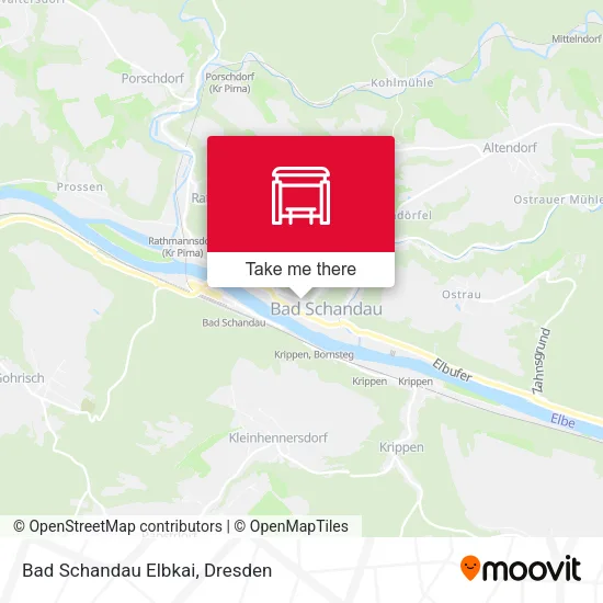 Карта Bad Schandau Elbkai