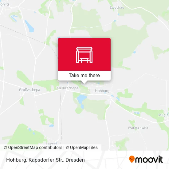 Карта Hohburg, Kapsdorfer Str.