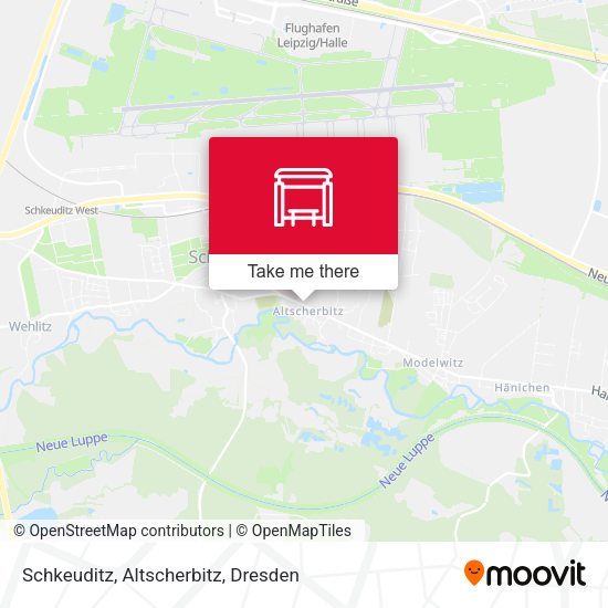 Карта Schkeuditz, Altscherbitz