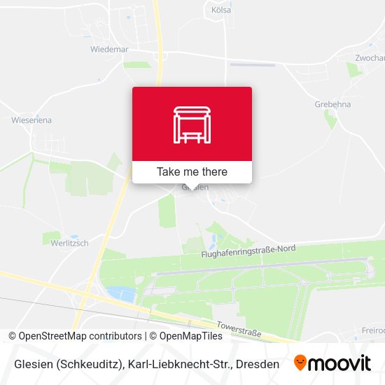 Карта Glesien (Schkeuditz), Karl-Liebknecht-Str.