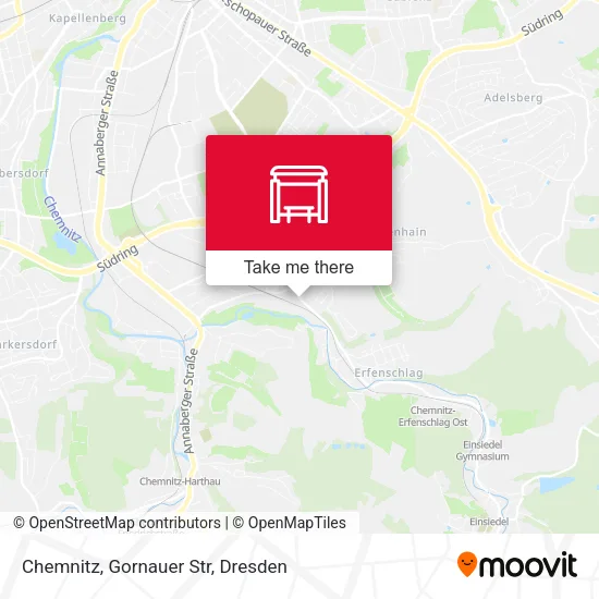 Карта Chemnitz, Gornauer Str