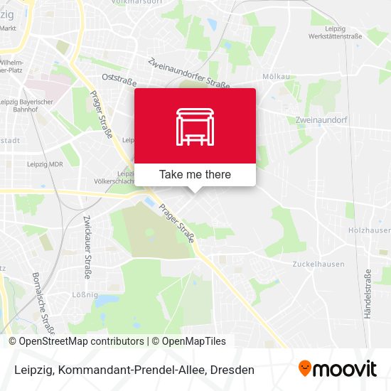 Карта Leipzig, Kommandant-Prendel-Allee