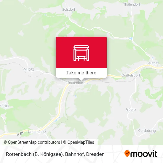 Rottenbach (B. Königsee), Bahnhof map