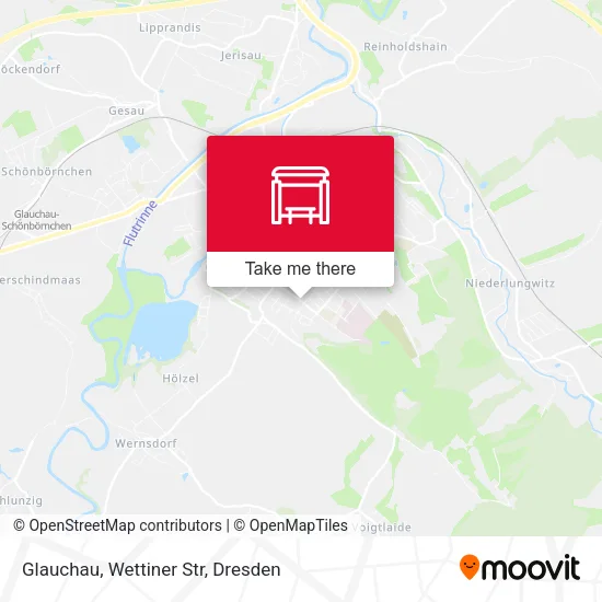 Карта Glauchau, Wettiner Str