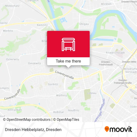 Карта Dresden Hebbelplatz