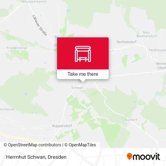 Карта Herrnhut Schwan