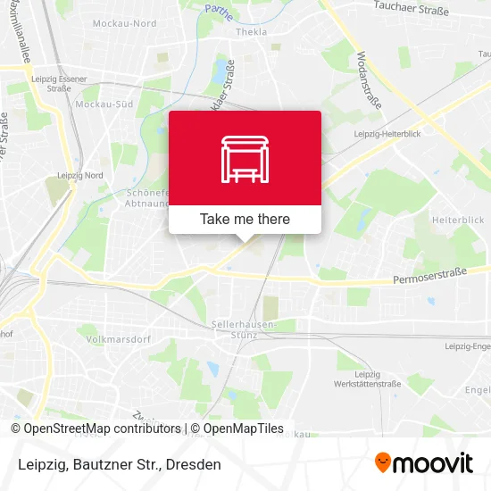 Карта Leipzig, Bautzner Str.