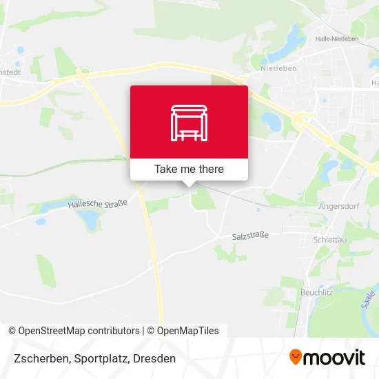 Карта Zscherben, Sportplatz