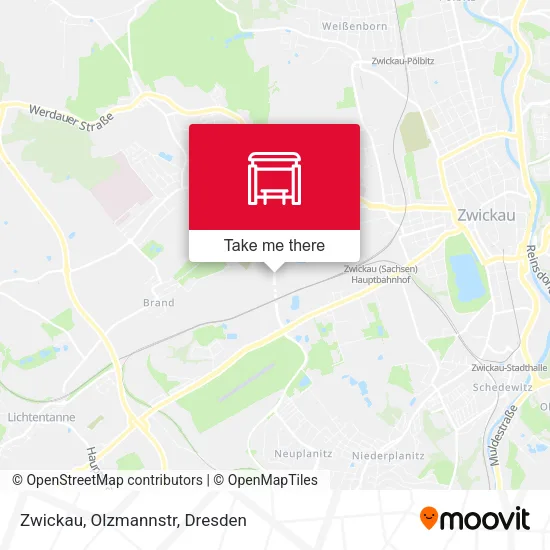 Карта Zwickau, Olzmannstr
