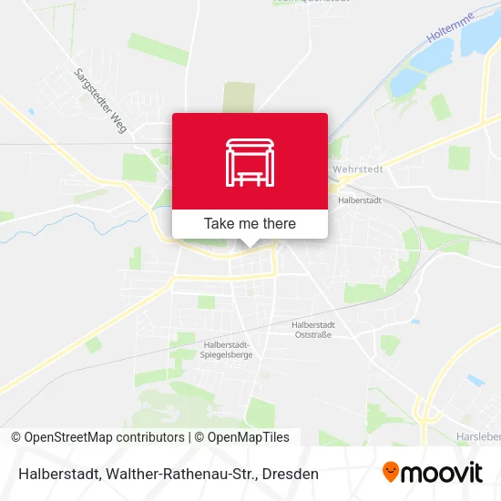 Карта Halberstadt, Walther-Rathenau-Str.
