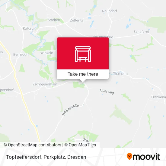 Карта Topfseifersdorf, Parkplatz