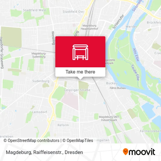 Карта Magdeburg, Raiffeisenstr.