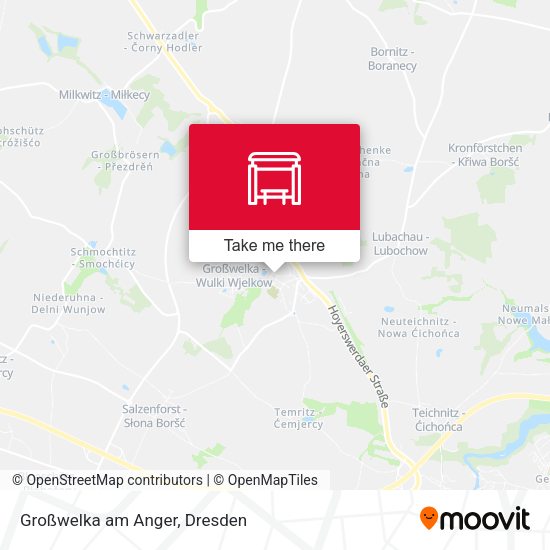 Карта Großwelka am Anger