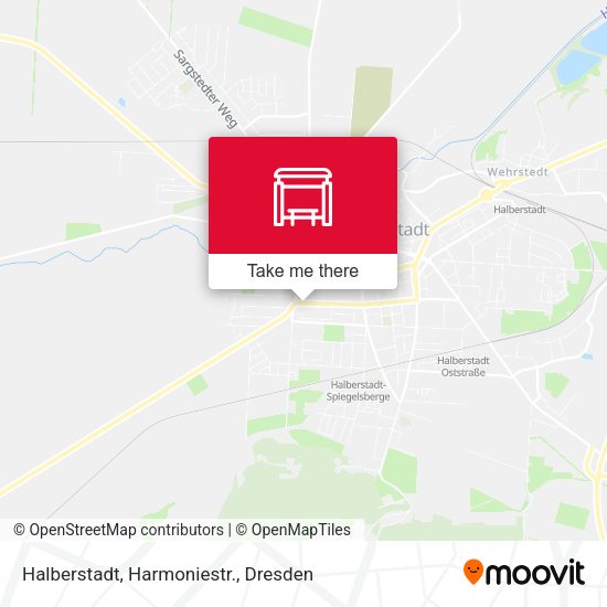 Карта Halberstadt, Harmoniestr.