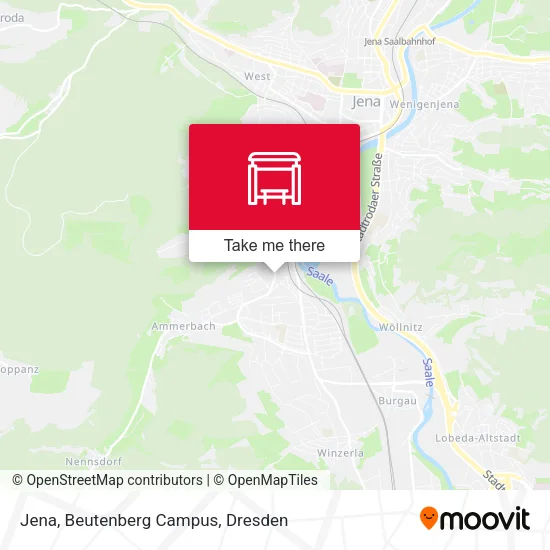 Карта Jena, Beutenberg Campus