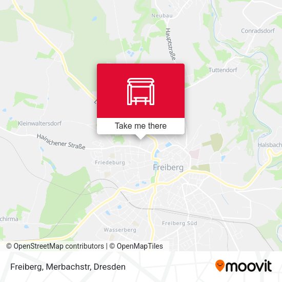 Карта Freiberg, Merbachstr