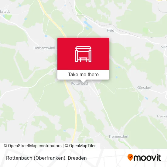 Rottenbach (Oberfranken) map