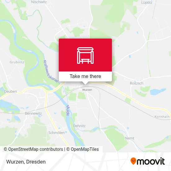 Wurzen map