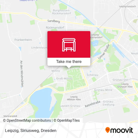 Leipzig, Siriusweg map