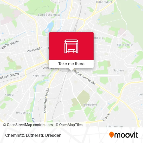 Chemnitz, Lutherstr map