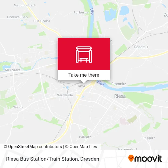 Riesa Busbf/Bahnhof map