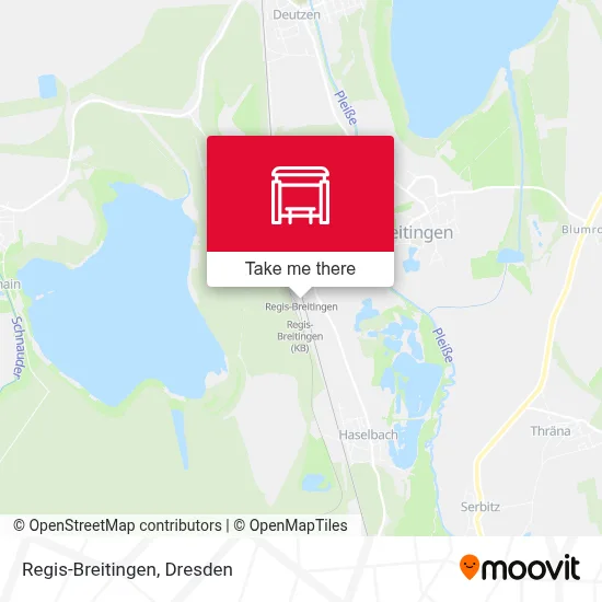 Regis-Breitingen map