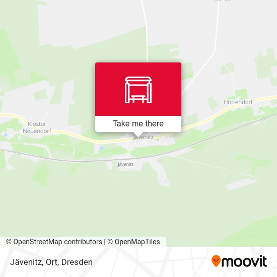 Jävenitz, Ort map