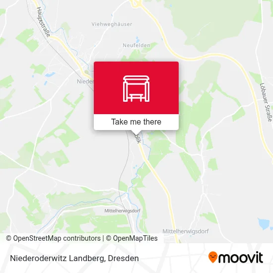 Niederoderwitz Landberg map