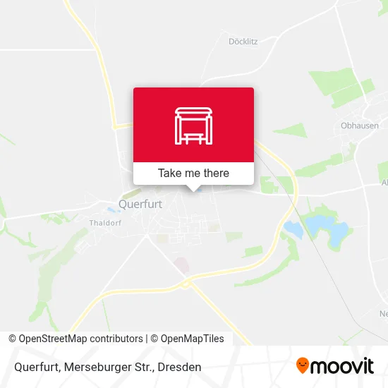 Querfurt, Merseburger Str. map